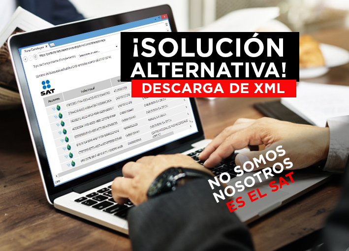 solucion alternativa de descarga de xml
