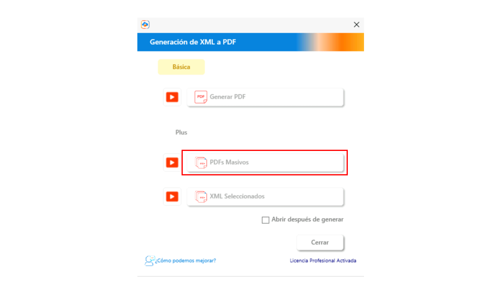 PDF masivos